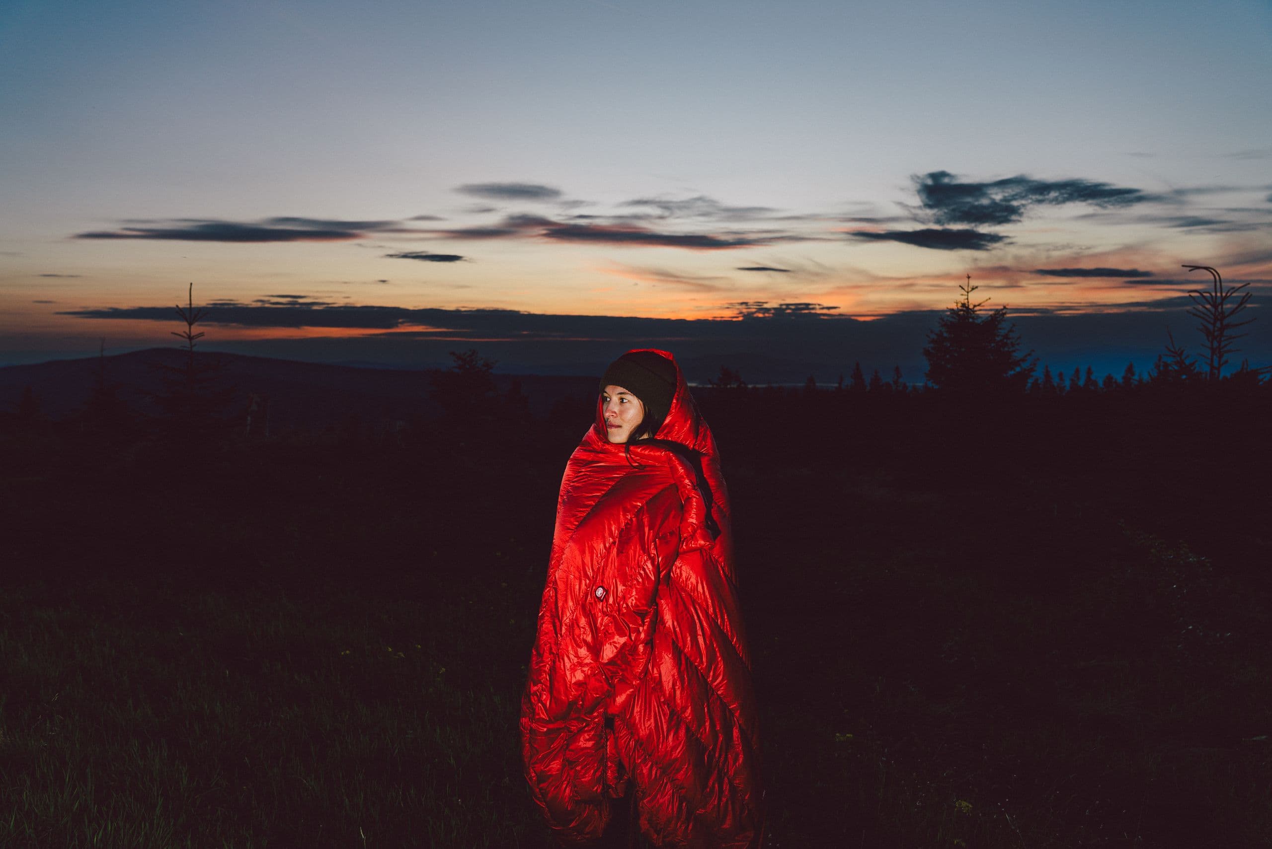 PAJAK sleeping system at dusk